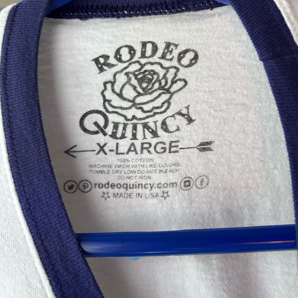 Rodeo Quincy XL western horse rodeo Graphic tee shirt Americans cowboy country - Picture 4 of 5